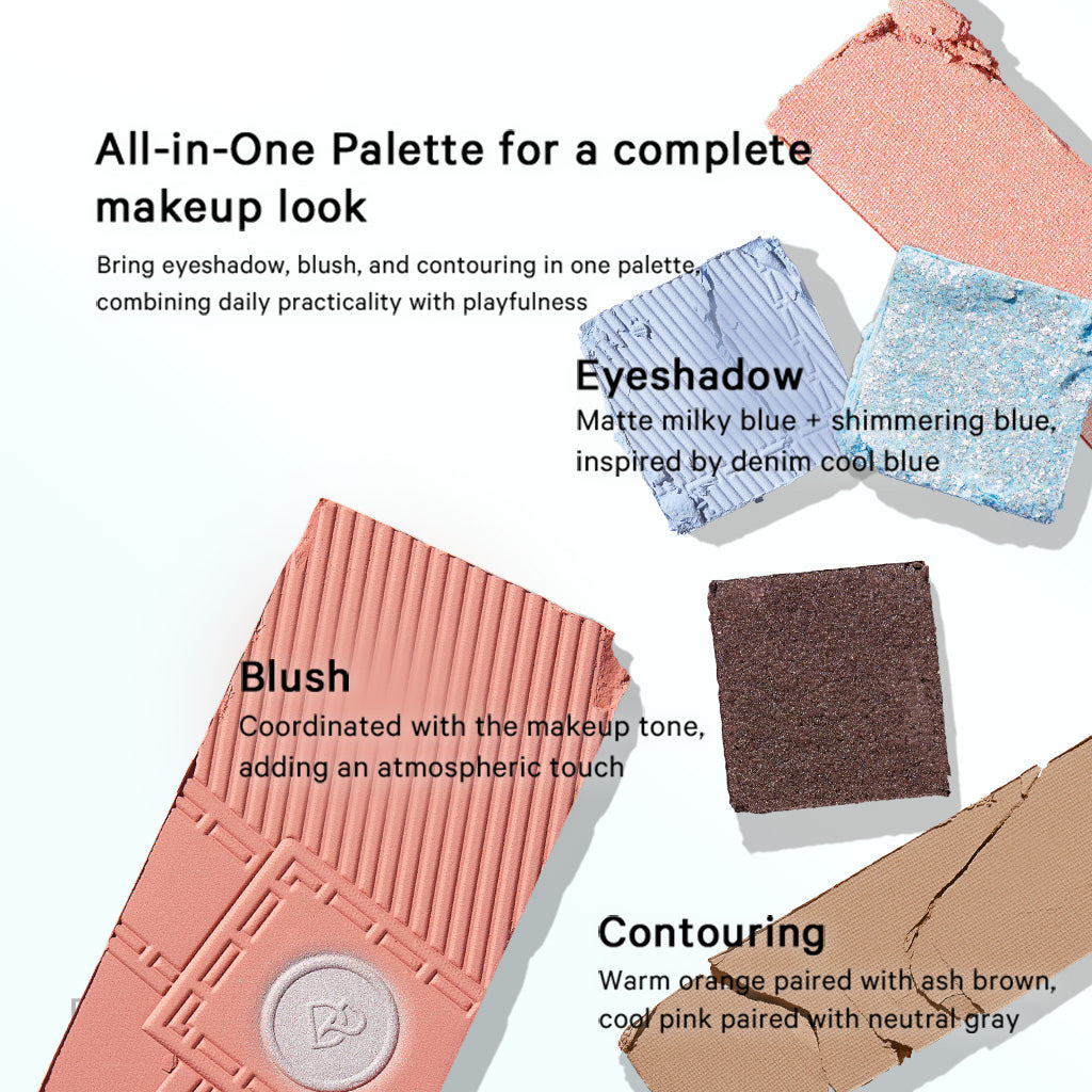 Designer Eyes And Cheeks Palette (Denim Limited Edition) – Perfect
