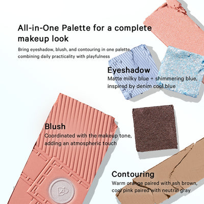 Designer Eyes And Cheeks Palette (Denim Limited Edition)