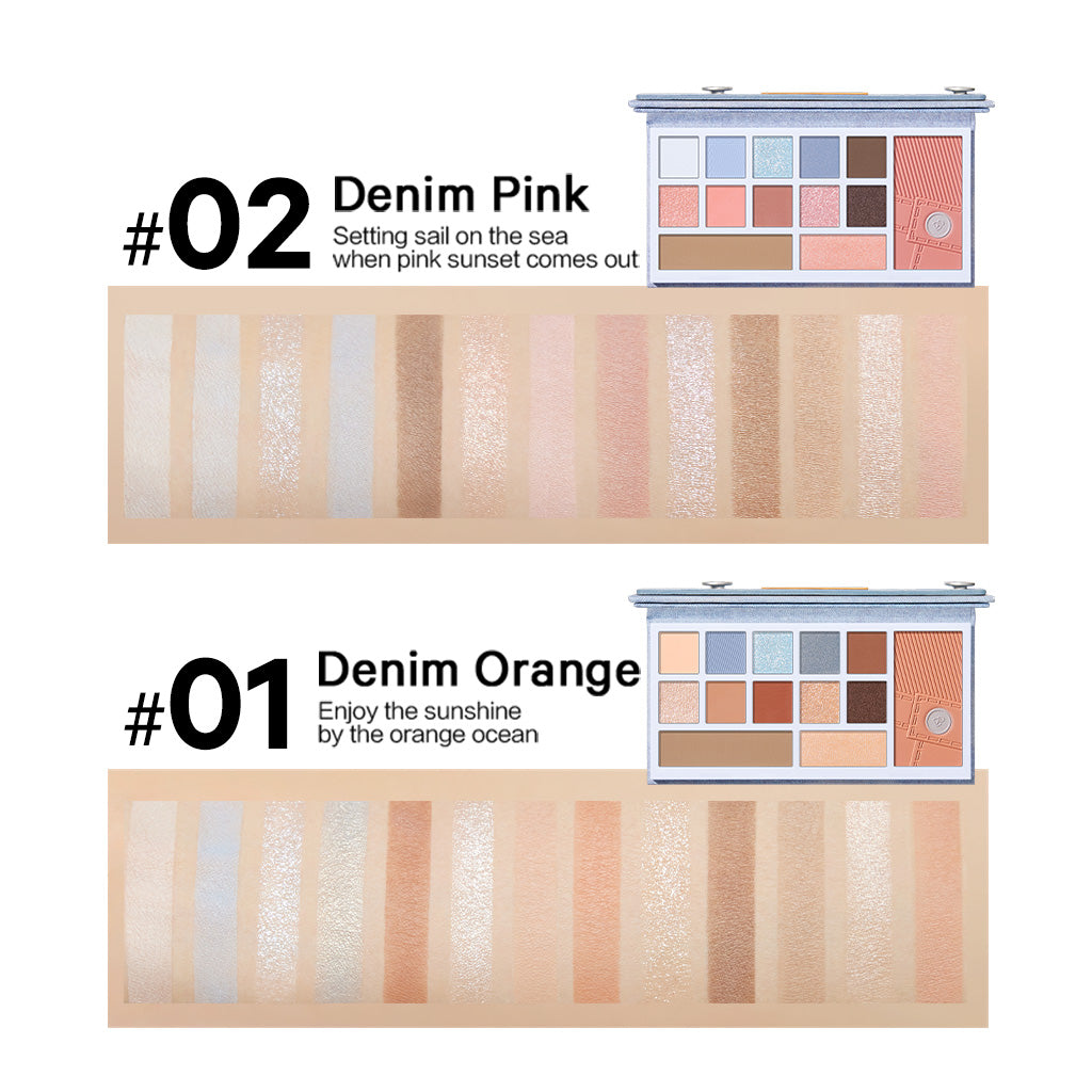 Designer Eyes And Cheeks Palette (Denim Limited Edition) – Perfect